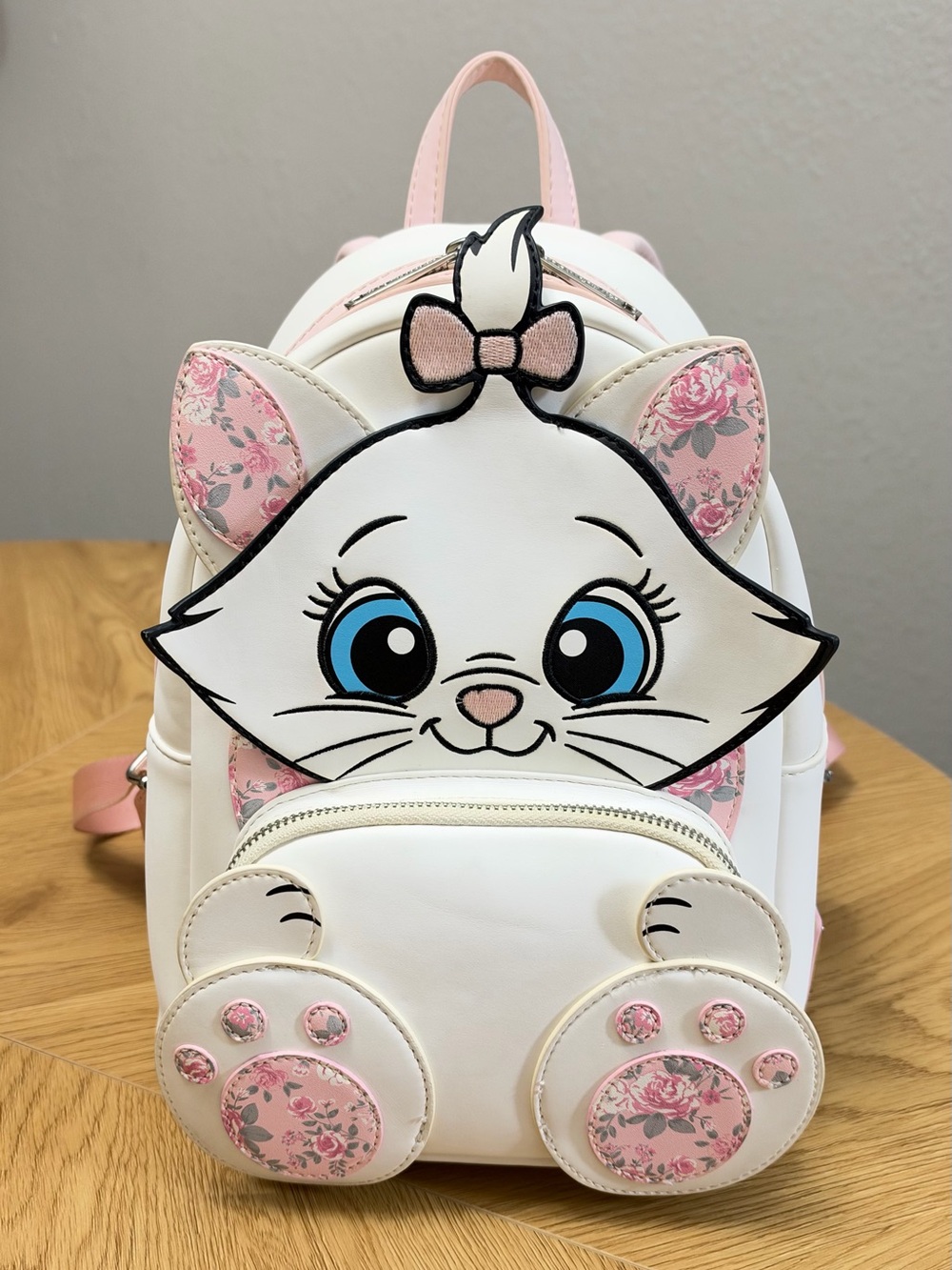 Loungefly Disney Marie Floral Footsy Mini Backpack